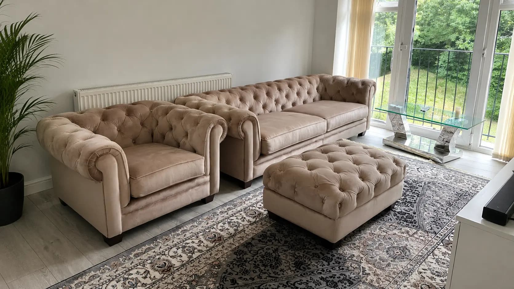 Bespoke sofa designed as part of a complete interior by Sofa N More