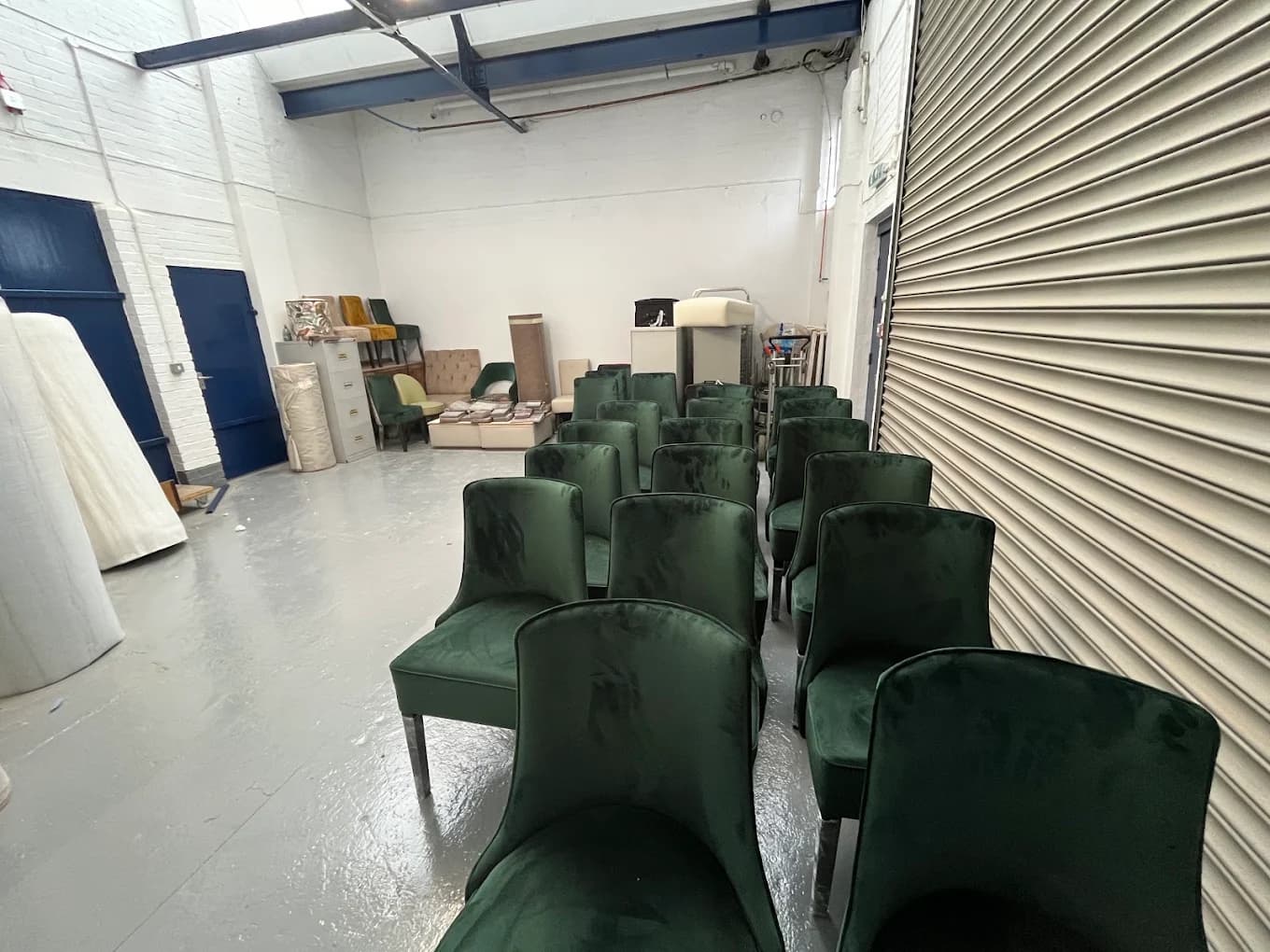 Inside the Sofa N More upholstery workshop in London